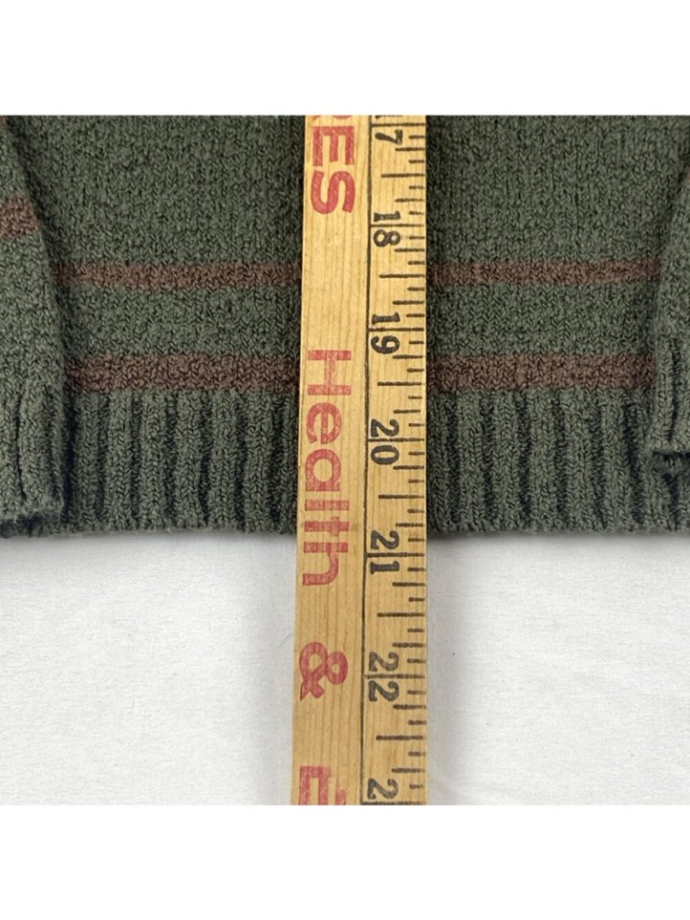VTG Pendleton Oregon Womens Mock Neck Cotton Striped Pullover Sweater Size S - Picture 4 of 12
